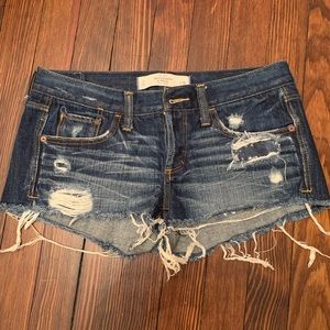 Abercrombie Low Rise Denim Shorts